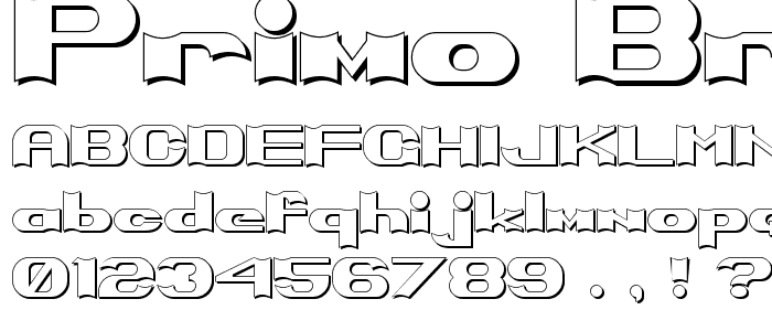 Primo Bright font
